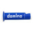 DOMINO On Road Racing Opened End grips Бело-синий, 22mm / 120mm - фото #1