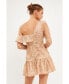 Фото #3 товара Women's Star Embellished Asymmetrical Dress
