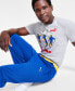 Фото #4 товара Men's Vintage Sport Track Pants