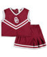 Фото #1 товара Спортивный костюм Little King Apparel для девочек Красный Oklahoma Sooners "Красно" 2-х частей