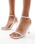 Фото #1 товара Simmi London Damira strappy barely there sandal in white