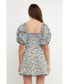 ფოტო #3 პროდუქტის Women's Pintuck Mini Dress