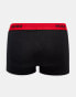 Фото #3 товара Hugo Bodywear 3 pack trunks in black