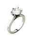 ფოტო #1 პროდუქტის Moissanite Solitaire Engagement Ring 1-9/10 ct. t.w. Diamond Equivalent in 14k White, Yellow or Rose Gold
