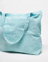 Фото #3 товара AllSaints Undrground unisex acid tote bag in blue