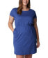 Фото #1 товара Платье Columbia plus Size Pacific Haze™ короткими рукавами, созданное для Macy's