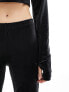 Фото #5 товара adidas Originals velvet flared trousers in black