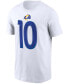 Фото #3 товара Men's Cooper Kupp White Los Angeles Rams Name and Number T-shirt