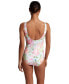 ფოტო #2 პროდუქტის Women's Ruffled Floral-Print One-Piece Swimsuit
