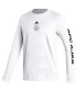 Men's White Ajax Team Crest Long Sleeve T-shirt