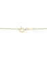 ფოტო #4 პროდუქტის Citrine (1-3/4 ct. t.w.) & Diamond (1/10 ct. t.w.) 18" Flower Pendant Necklace in 14k Gold