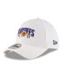 Фото #2 товара Men's White Phoenix Suns 2022 NBA Playoffs Arch 39THIRTY Flex Hat