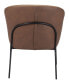Фото #8 товара 30" Steel, Polyester Quinten Boho Chic Accent Chair