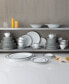 Charlotta Platinum 60 Piece Dinnerware Set, Service for 12