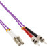 Фото #2 товара InLine Fiber Optical Duplex Cable LC/ST 50/125µm OM4 7.5m