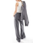 Фото #12 товара COLLUSION relaxed tailored trouser in grey