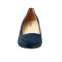 Фото #3 товара Trotters Kiera T1805-405 Womens Blue Leather Slip On Pumps Heels Shoes
