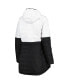 Фото #2 товара Women's White, Black Las Vegas Raiders Willow Quilted Hoodie Full-Zip Jacket