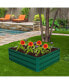 40"x32" Patio Raised Garden Bed Vegetable Flower Plant