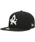 Men's Black Rocket City Trash Pandas Authentic Collection Team Alternate 59FIFTY Fitted Hat Черный, 7 - фото #1