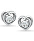 Фото #1 товара Серьги Giani Bernini Heart Solitaire