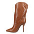 Фото #6 товара Lucchese Clarissa Pointed Toe Womens Brown Dress Boots BL7503