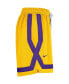 Women's Gold Los Angeles Lakers Crossover Performance Shorts