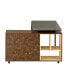 Фото #9 товара L-Shaped Corner Desk With Multiple Storage, Oak