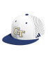 Фото #1 товара Men's White Georgia Tech Yellow Jackets On-Field Baseball Fitted Hat