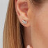 Decent single earrings Fancy Infinite White FIW09