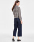 ფოტო #6 პროდუქტის Women's Stride Cropped Wide-Leg Jeans