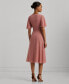 ფოტო #2 პროდუქტის Women's Belted Georgette Dress