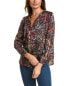 Фото #1 товара Топ женская блузка с карманами Jones New York Simplified Pocket красная размер XS