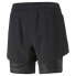 Фото #1 товара Puma Run 2In1 Woven Athletic Shorts Womens Black Athletic Casual 52219901