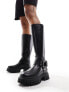 Фото #5 товара ASOS DESIGN Cady knee high harness boots in black