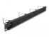 Delock 66920 - Cable management panel - Black - Metallic - Metal - Nylon - 1U - 48.3 cm (19") - 81 mm