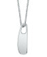 Diamond (1/5 ct. t.w.) Twizzler Pendant in 14k White Gold or Yellow Gold