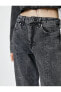 Фото #58 товара Düz Paça Kot Pantolon Standart Bel Pamuklu Cepli - Nora Jeans