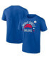 ფოტო #1 პროდუქტის Men's Royal Philadelphia 76ers Broad Street Ballers Hometown Collection T-shirt