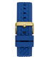 Фото #5 товара Guess Herren Armbanduhr RESISTANCE Multifunktion blau, gold 44 mm GW0729G1