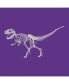 ფოტო #3 პროდუქტის Big Girl's Word Art T-shirt - Dinosaur T-Rex Skeleton