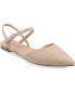 ფოტო #3 პროდუქტის Women's Martine Buckle Pointed Toe Flats