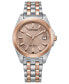 Фото #1 товара Часы Citizen Corso Eco Drive двухцветные 33 mm