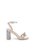 Фото #2 товара Women's Hillary Bow Detail Block Heel Evening Sandals