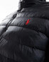 Фото #2 товара Polo Ralph Lauren Terra icon logo lightweight puffer jacket in black