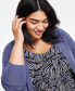 ფოტო #3 პროდუქტის Plus Size Monterey Open-Front Cardigan