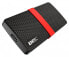 EMTEC X200 - 1000 GB - USB Type-C - 3.2 Gen 1 (3.1 Gen 1) - 450 MB/s - Black,Red