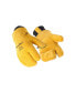 ფოტო #1 პროდუქტის 3-Finger Heavy Duty Insulated Leather Mitt Work Glove with Double Cuff