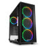 Фото #1 товара Sharkoon TG4M RGB - PC - Black - ATX - micro ATX - Mini-ITX - Gaming - Multi - Case fans