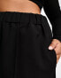 Фото #9 товара ASOS DESIGN Curve elastic waist tailored trouser in black